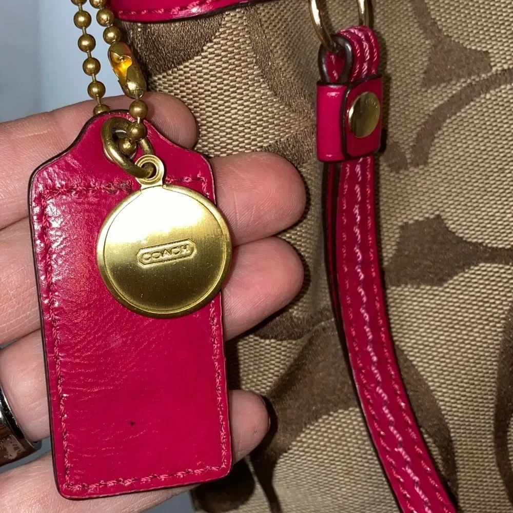 Coach hot pink